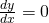 Rendered by QuickLaTeX.com \frac{dy}{dx}=0