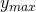 Rendered by QuickLaTeX.com y_{max}