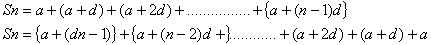 Sum of n items in Arithmetic Progression