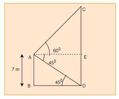NCERT Solutions for Class 10th Maths Some Applications Of Trigonometry Exercise 9.1 Question 12