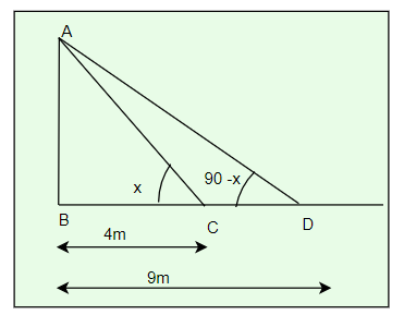 NCERT Solutions for Class 10th Maths Some Applications Of Trigonometry Exercise 9.1 Question 16