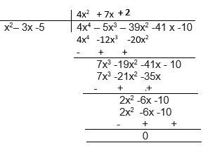Class 10 Maths Problems  for Polynomials