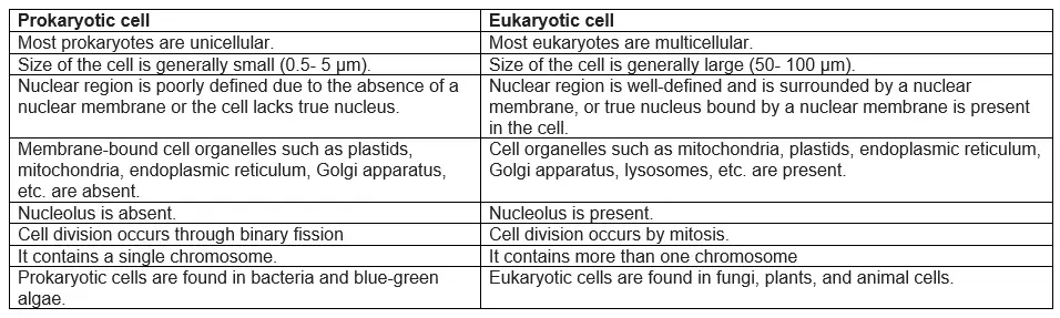 NCERT exercise Solutions Class 9 Fundamental Unit of Life