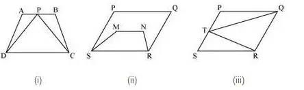 NCERT Solution for Class 9 Chapter 9 Areas of Parallelograms and Triangles  Ex 9.1  Q 1