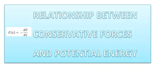 How to Calculate the force given potential energy - physicscatalyst's Blog
