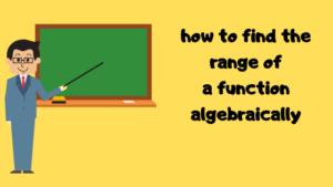how to find the range of an exponential function algebraically