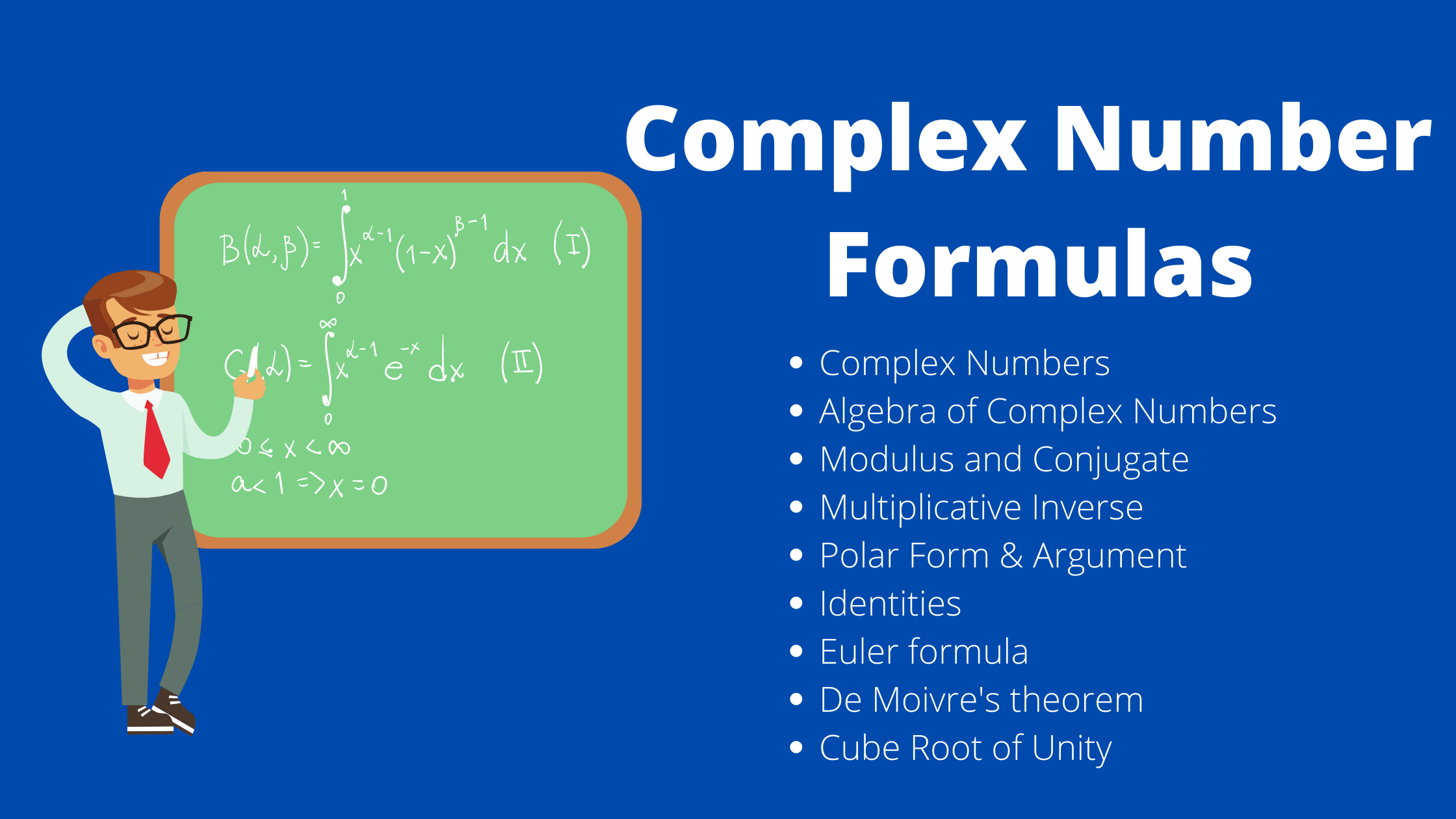 Complex Numbers Formulas