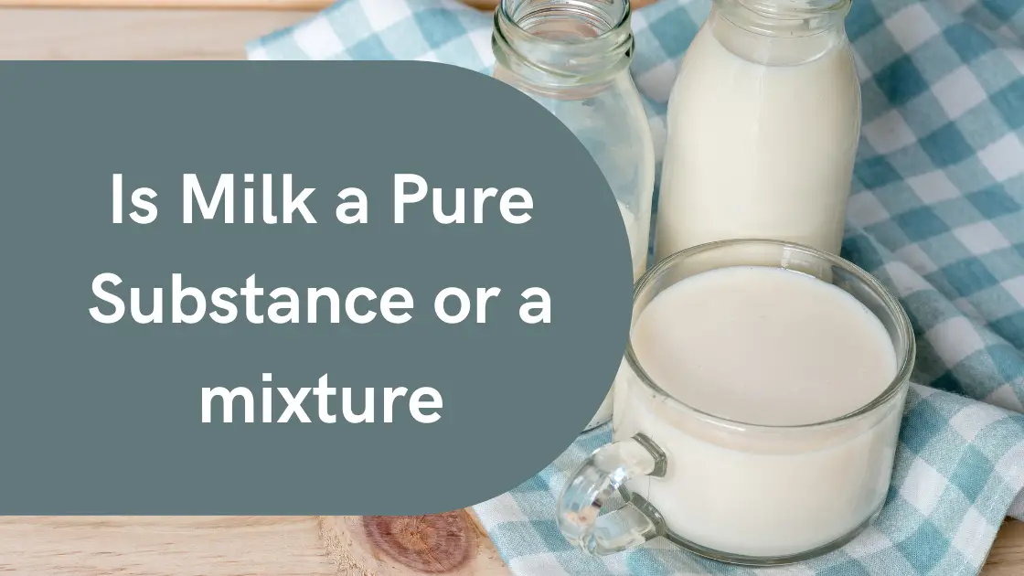 Is Almond Milk A Pure Substance Or Mixture