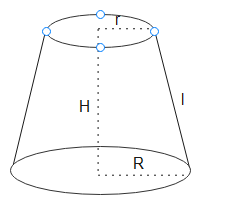 Formula of frustum of cone