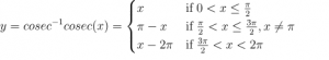 How to draw graph of cosec inverse cosec x - physicscatalyst's Blog