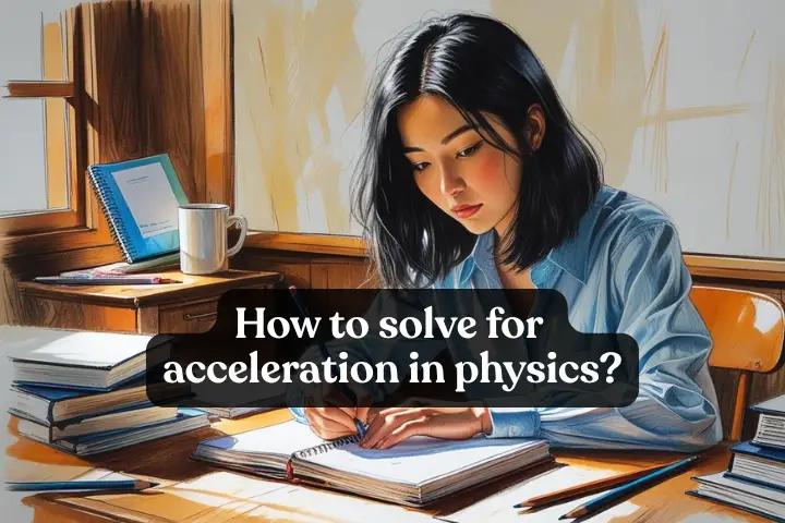 How to solve for acceleration in physics?
