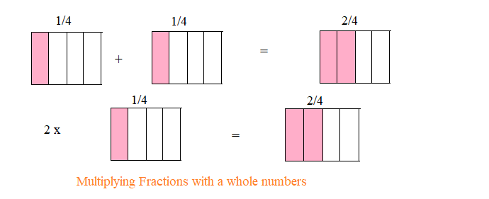 How to multiply the fraction with whole number