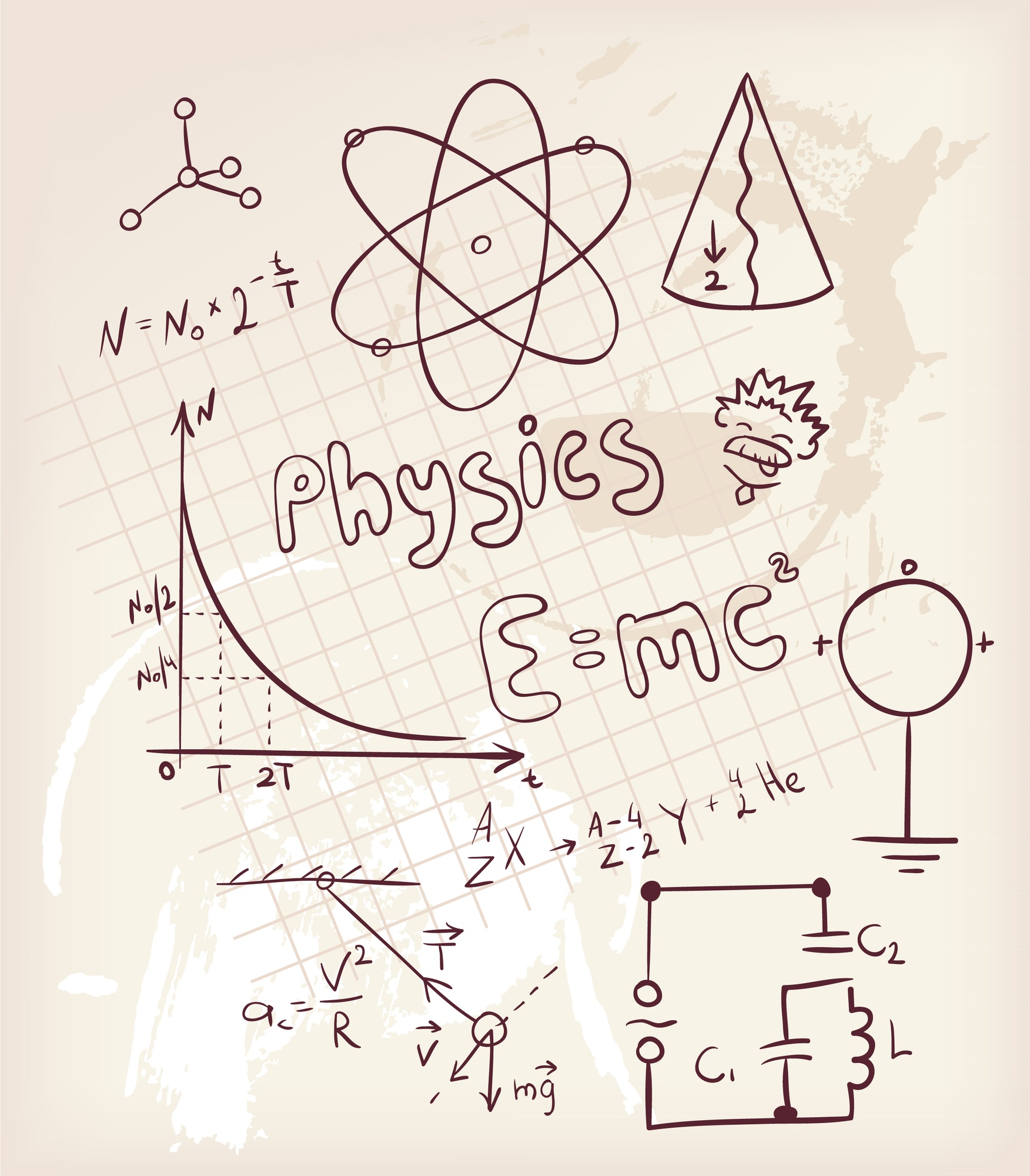 Physics And Chemistry Icon Physics Drawing Chemistry Drawing Physics  Sketch PNG Transparent Clipart Image and PSD File for Free Download