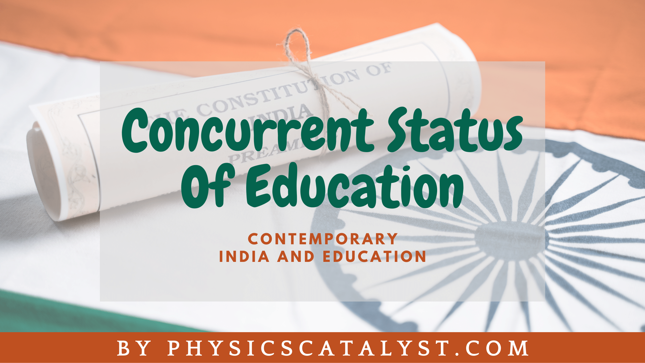 Concurrent Status Of Education