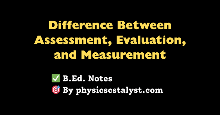 DIFFERENCE BETWEEN MEASUREMENT AND EVALUATION B ED NOTES visual data 4