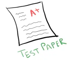 test paper