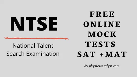 NTSE online tests