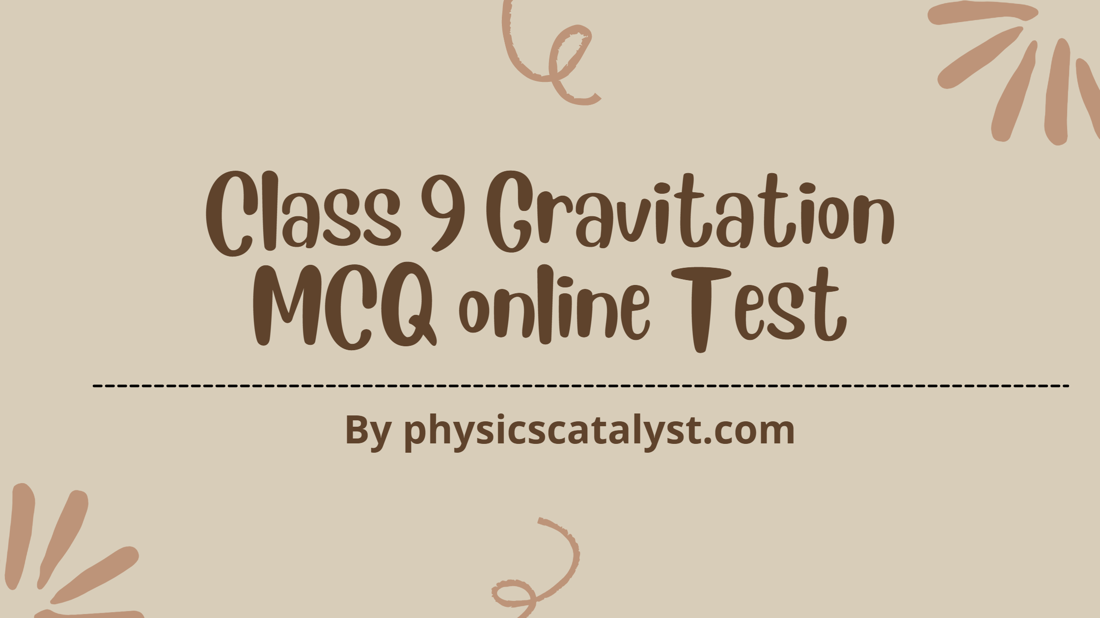 Gravitation class 9 mcqs blog banner