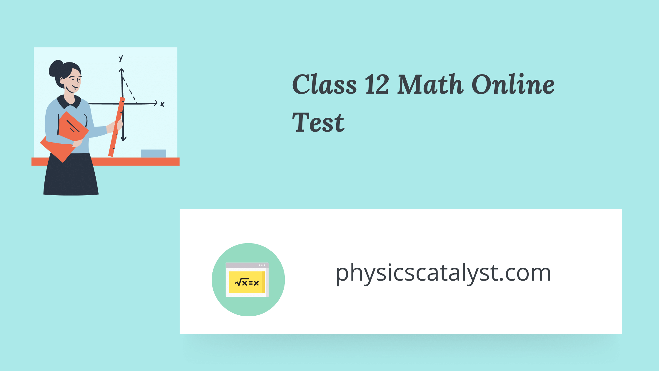 Online Test For Class 12 Maths